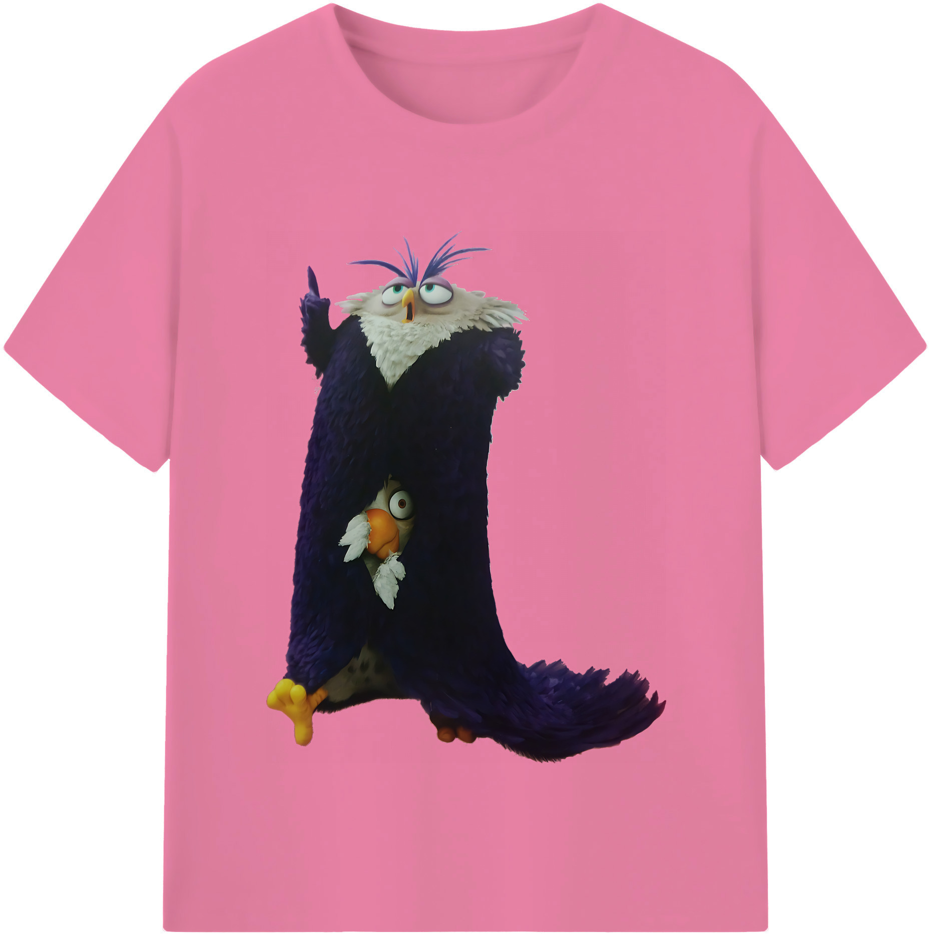 （画像用） Angry Birds アングリーバード 綿100％半袖Tシャツ（フロントプリント）